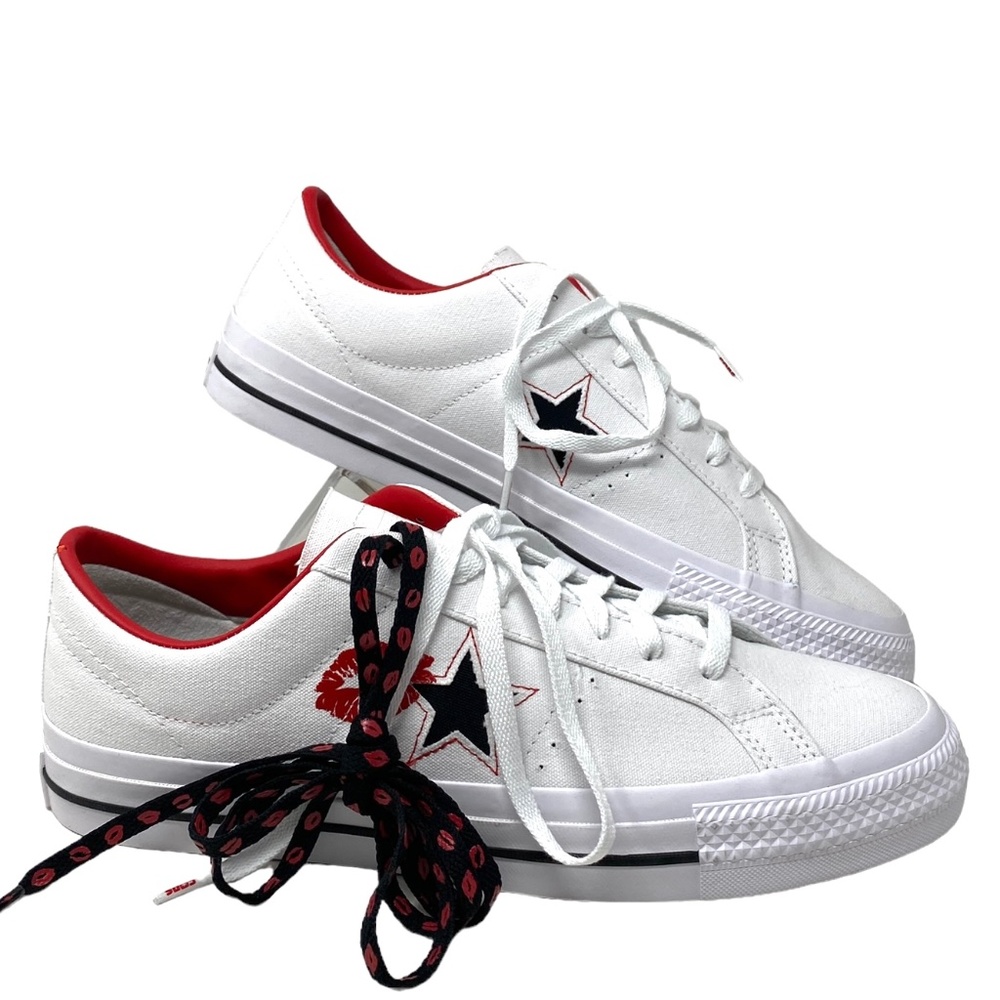 Converse CONS One Star Pro Shoes Low Skate Sneakers Men's Canvas White A04606C